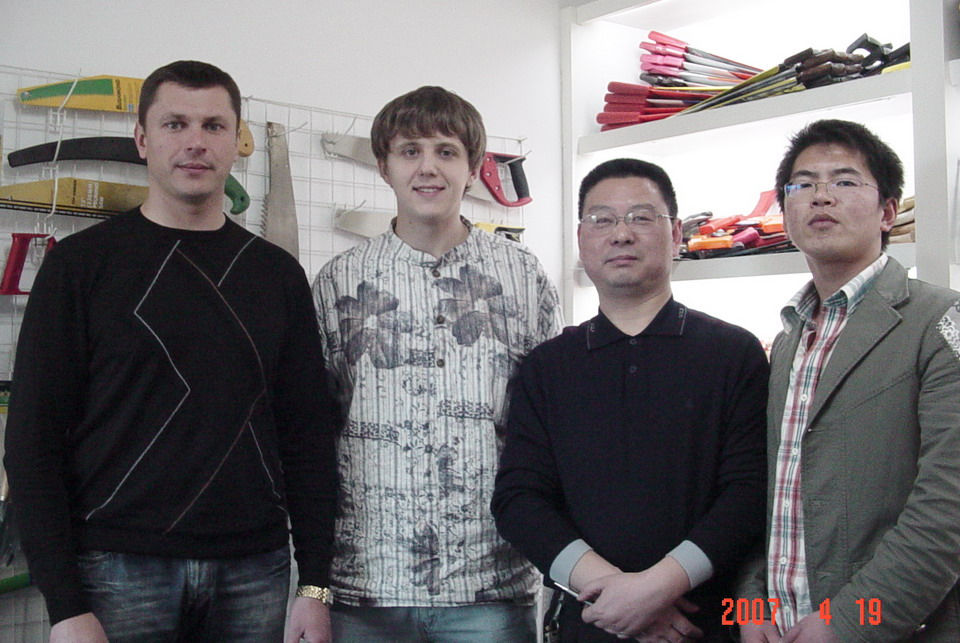 Eastern Europe customer visit our company in 2007