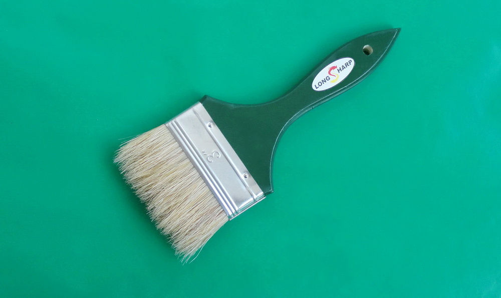 Paint Brush With Wooden Handle