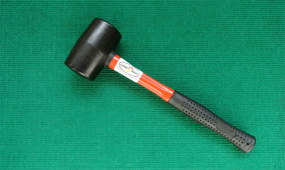 Rubber Hammer With Fibre Glass Handle 
