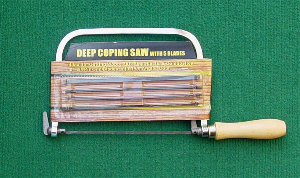 Coping Saw with 5pcs saw blades