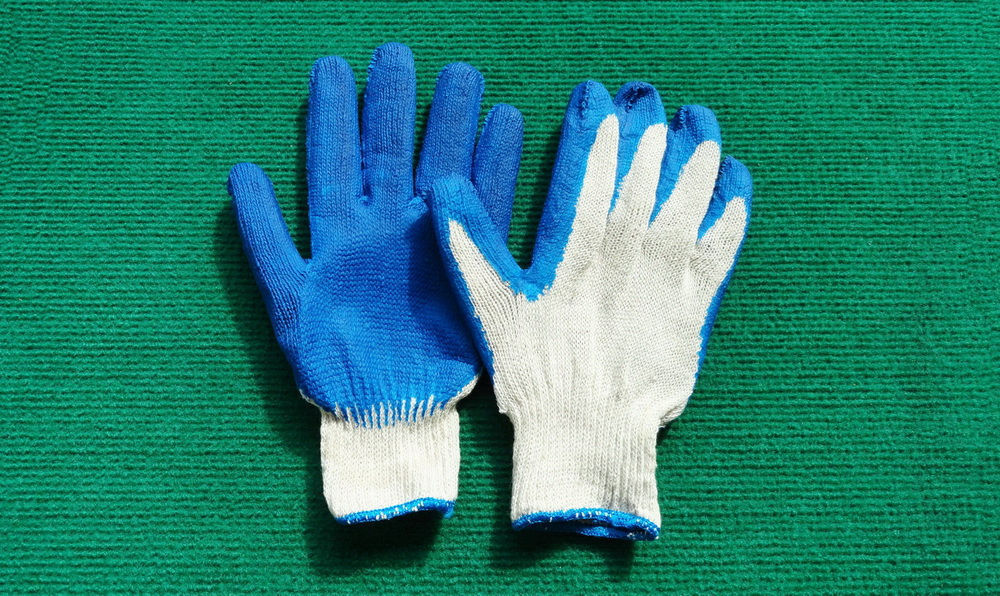 10 Gauge Latex Palm Coating Smooth Finish Gloves