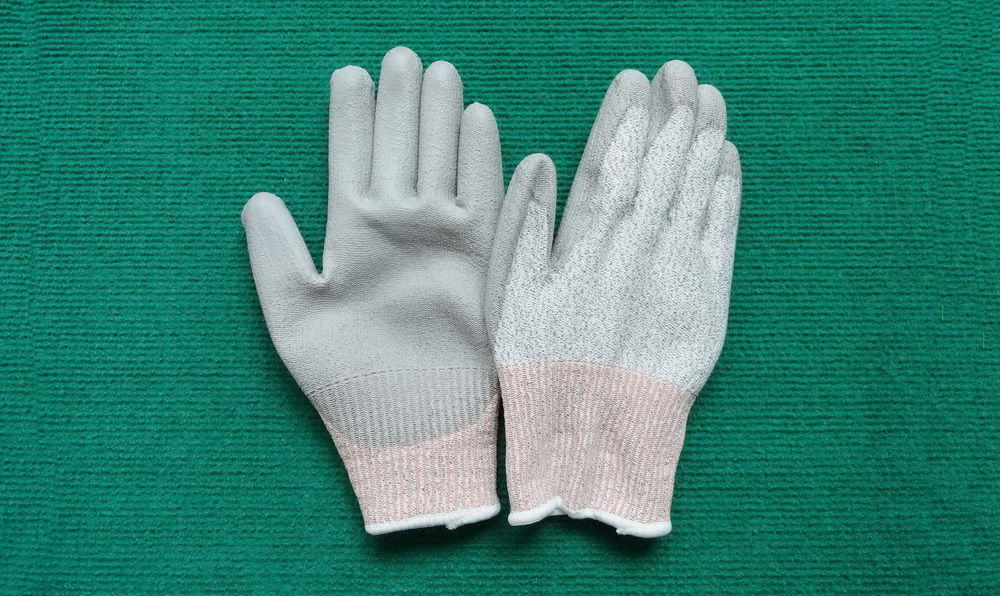 Chineema knitting gloves with Polyurethane coated