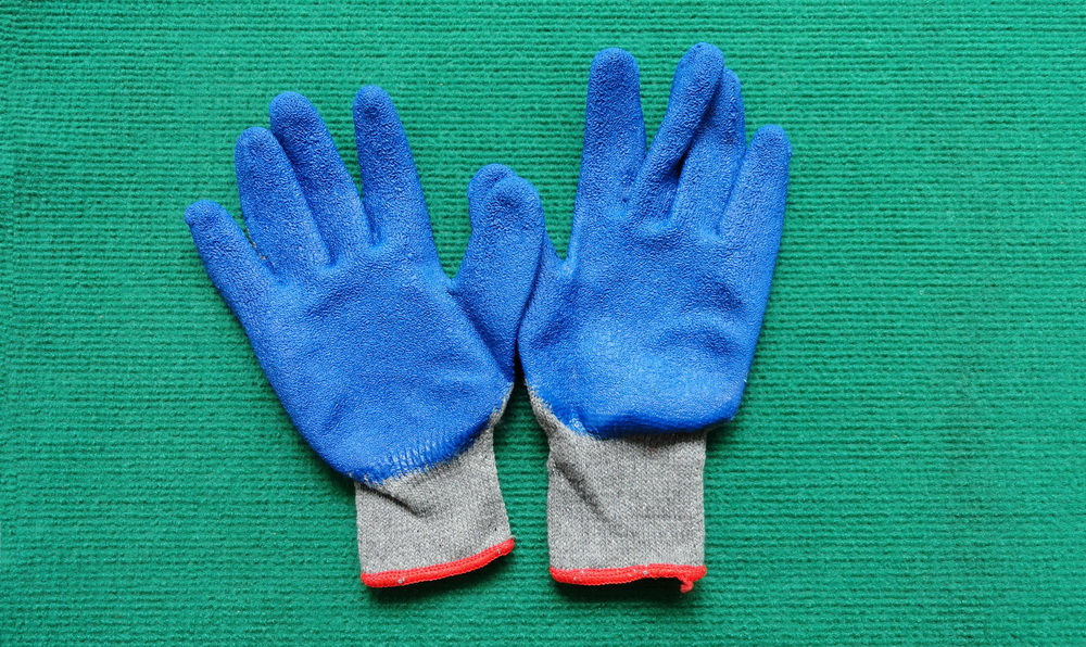 13 Gauge Latex Palm Coating Crinkle Finish Gloves